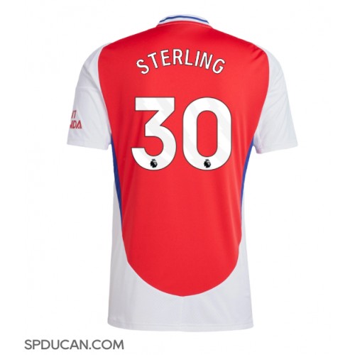 Muški Nogometni Dres Arsenal Raheem Sterling #30 Domaci 2024-25 Kratak Rukav